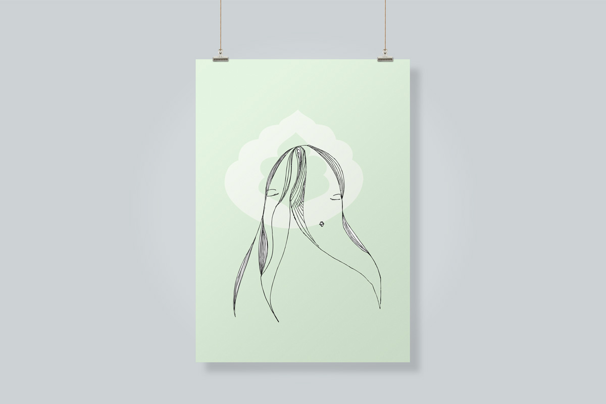 illustrazione su poster